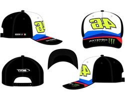 Petten Collectie - Muts Hoofddeksel - Sportevenement Bezoek - Officiële VR46 Lijn - One Size - Multicoloured
