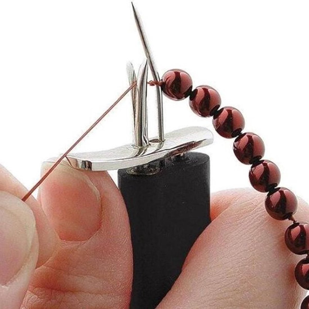 Kralendraadknoppen maken - Onf3 - Zwart - Sieradenpakket