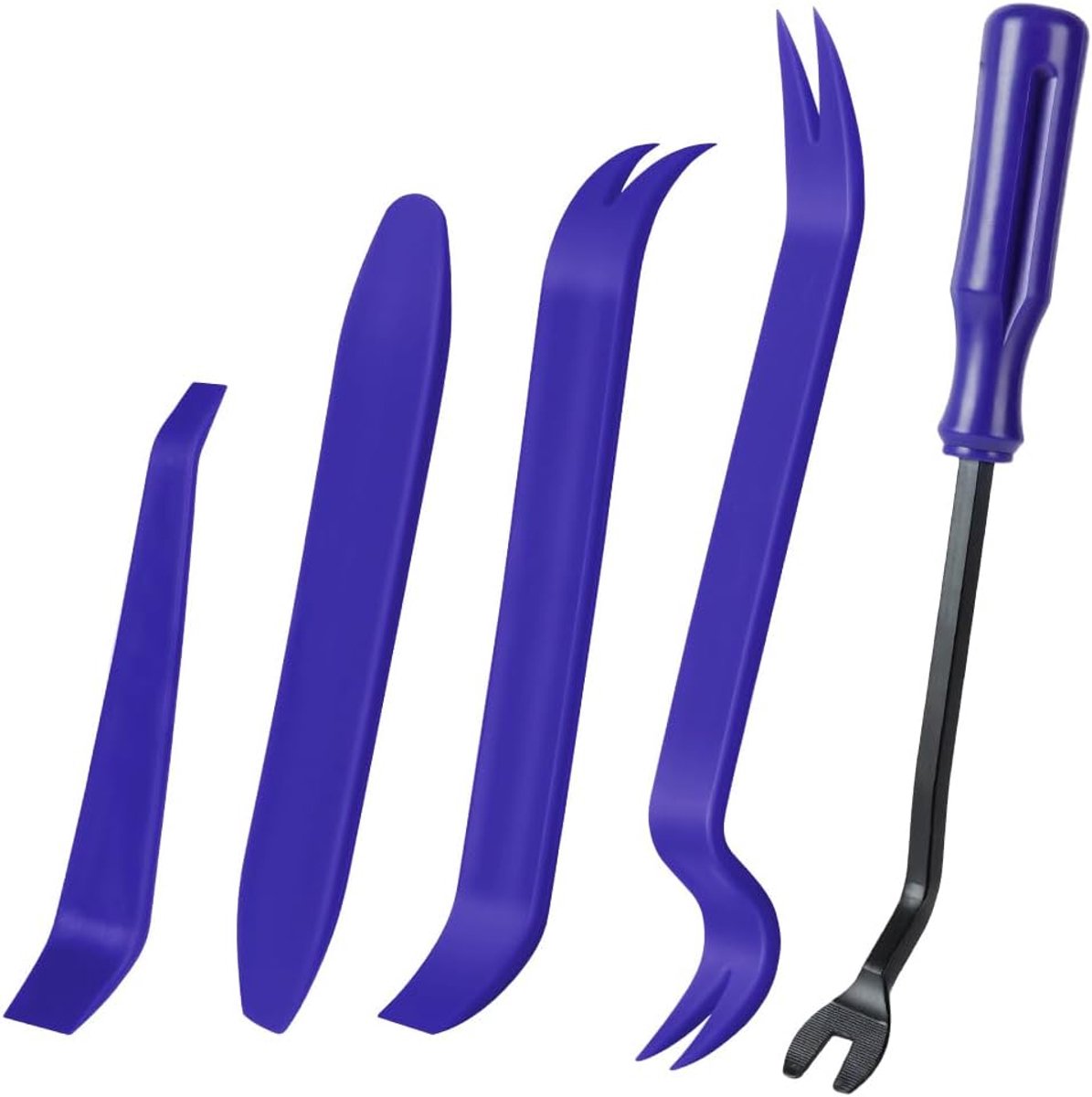 auto demontage gereedschap, interieur, decoratie, kits, deurbekleding, auto gereedschap reparatie, decoratie, demonteur，verwijderingsgereedschap voor bekledingswiggen (Stijl B - Blauw)