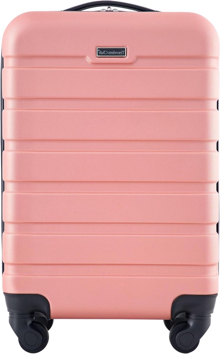 Reiskoffer - Handbagage Koffer - Reizen - Lichtgewicht ABS - 55 cm - Roségoud