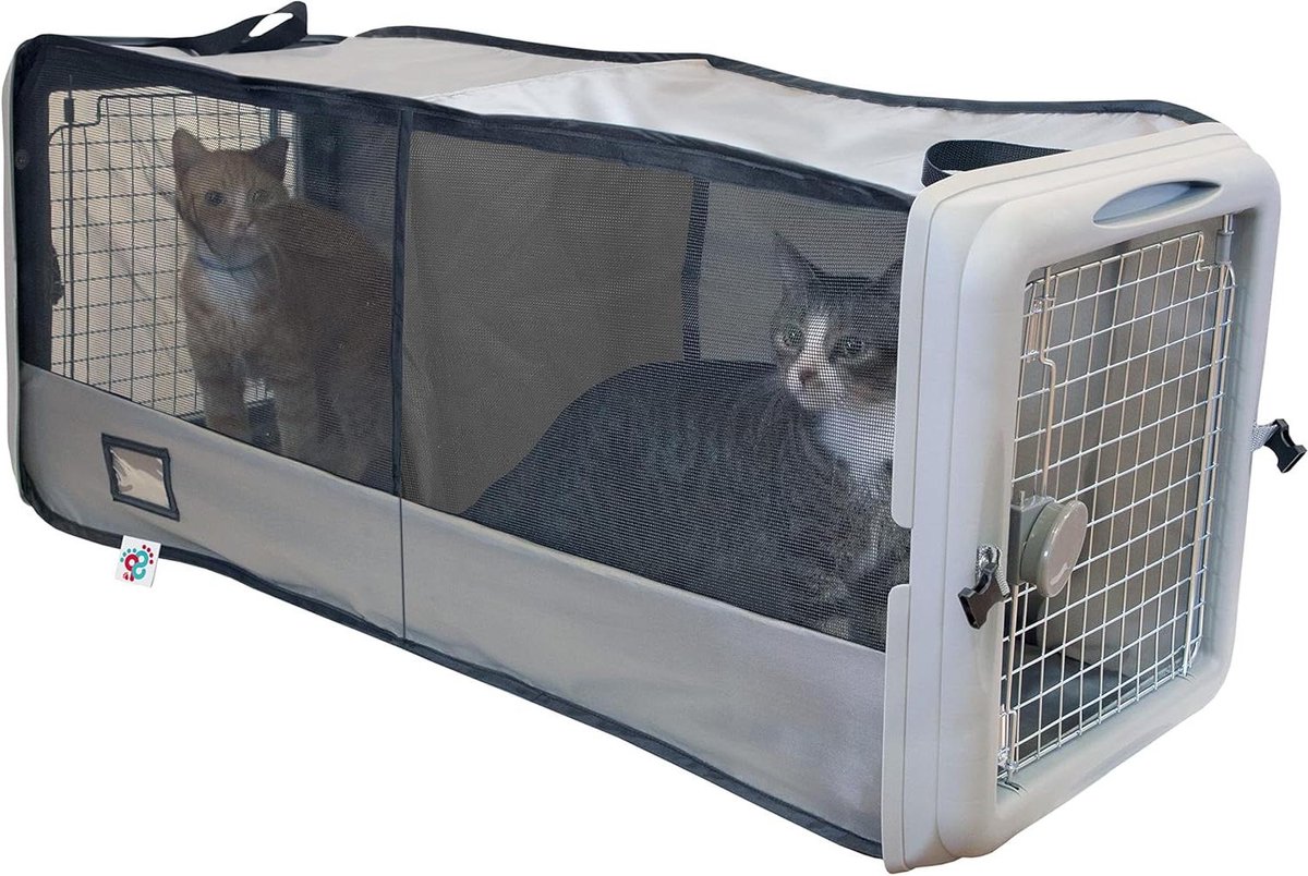 Honden Autostoel - Reisbench Hond - Veilig Vervoer - Met Scheidingswand - 115 x 44 x 48 cm - Zwart