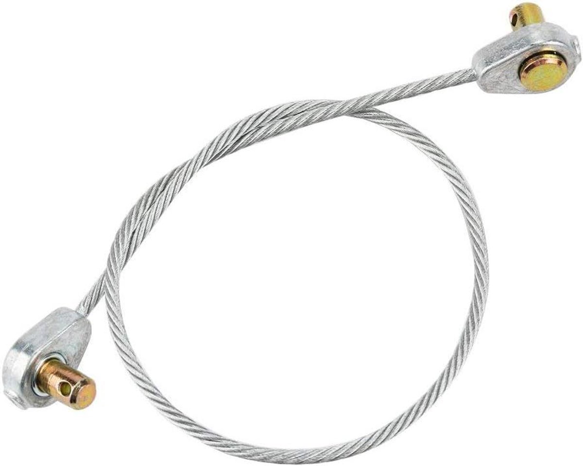 Deck Lift Kabel - Liftkabel Grasmaaier - Maaien Gras - Met Draaisluiting - 46 cm - Zwart