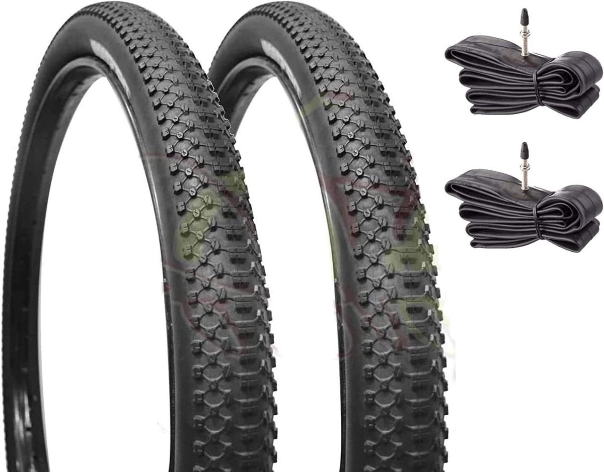 Fietsbanden Set - Mountainbike Banden - Fietsen Onderhoud - Inclusief Binnenbanden - 275 x 210 - Zwart
