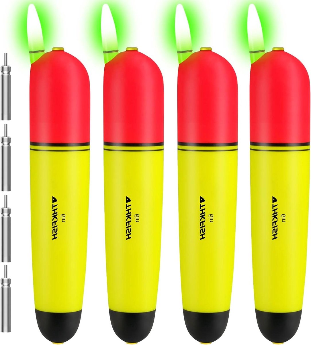 Vislood Slip Bobbers - Dobbers Schuiflood - Diep Water Vissen - Hoge Zichtbaarheid Kleur - 4" 6" 7" - Rood