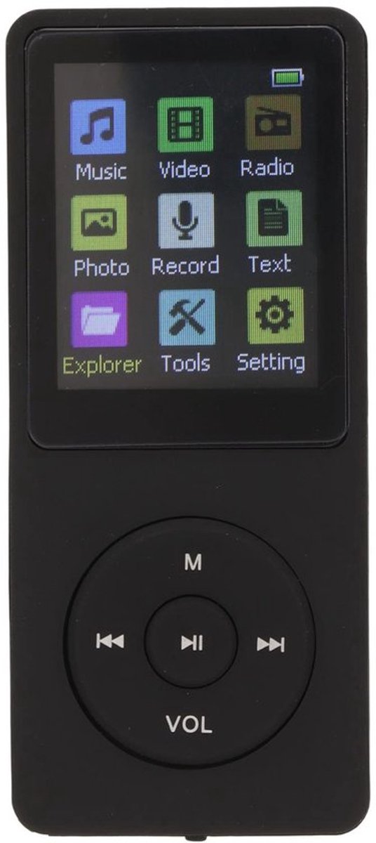 Onf3 - MP4-Muziekspeler - Draagbare MP3 Speler - Ultradunne 1,8 Inch