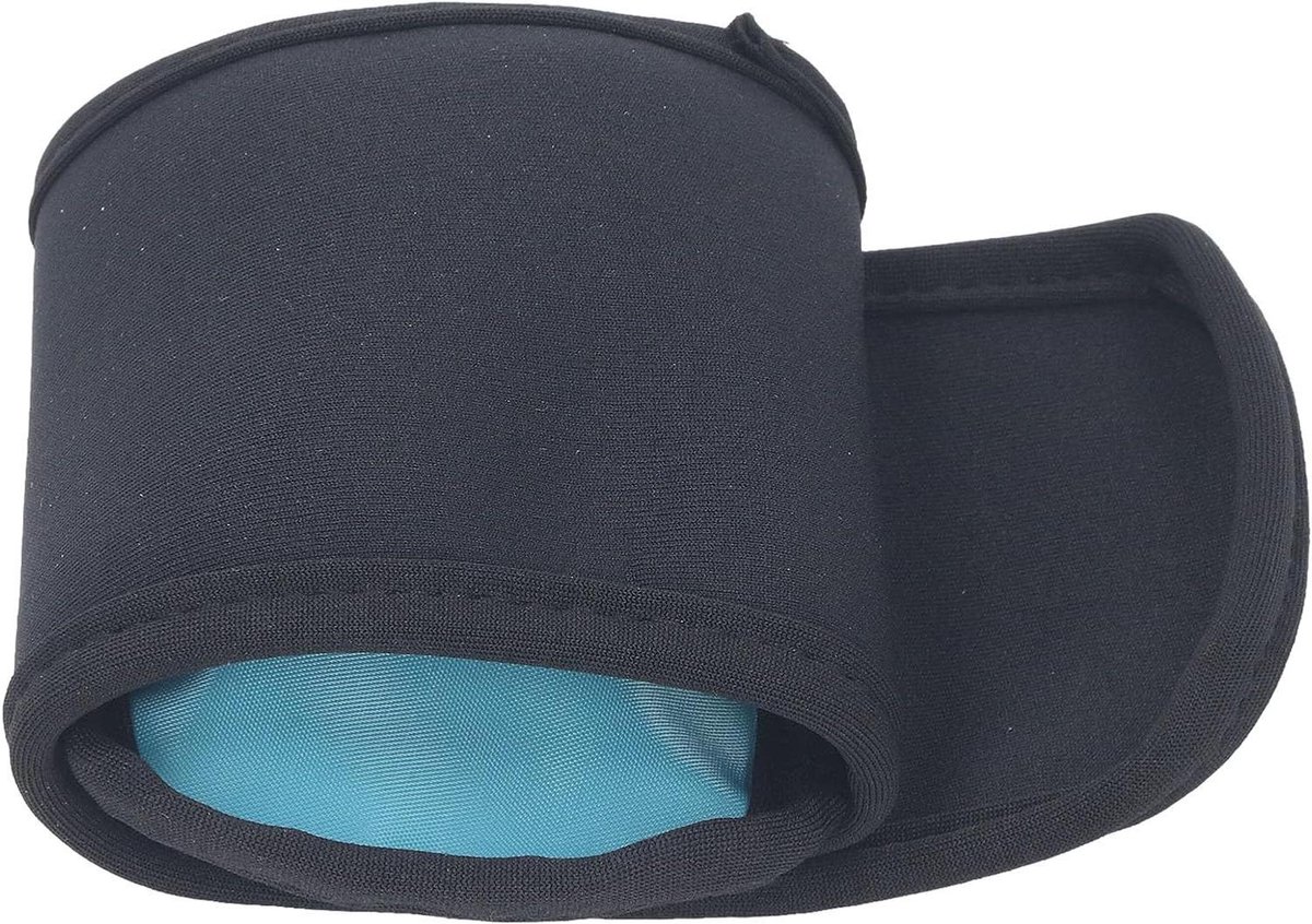 Voetenkel Ice Pack Wrap - Koud Kompres Elleboog - Pijnverlichting Bieden - Verstelbare Compressie - 65 g - Zwart