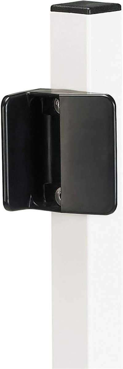 Sluitplaat - Sluitplaat vierkant - Deuren Beveiligen - Kunststof Black Ral 9005 - 40 x 40 mm - Zwart