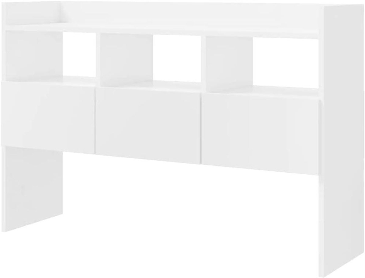 Dressoir - Commode Kast - Opbergen van spullen - Hoogglans afwerking - 105x30x70 cm - Wit