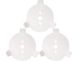 Wandhouder Deco M5 - Router Beugel - WiFi Systeem Ophangen - Ruimtebesparend Ontwerp - 3 Stuks - Wit