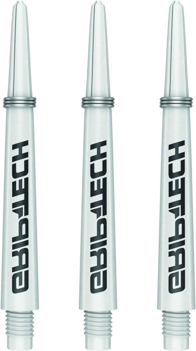 Dart Shafts - Dart Accessoires - Darts Spelen - Griptech Technologie - 11 cm Lengte - Wit