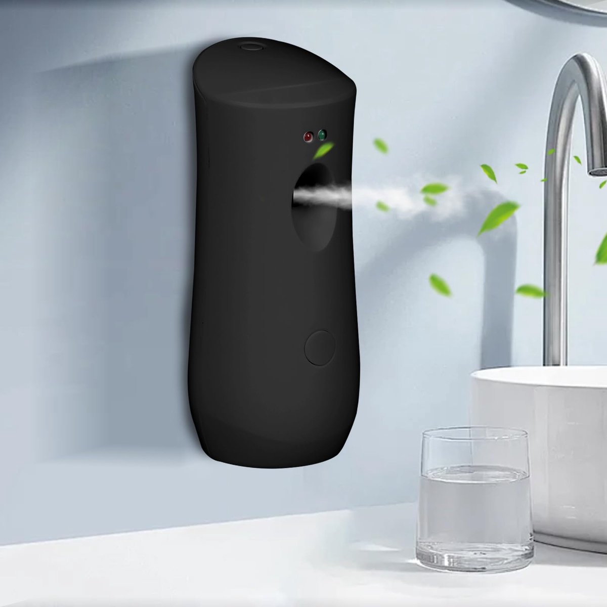 SnelShoppen - 300 ml Automatische Luchtverfrisser Sproeidispenser - Geurdispenser voor Thuis, Badkamer, Hotel, Kantoor - Automatische Kamerspray met T