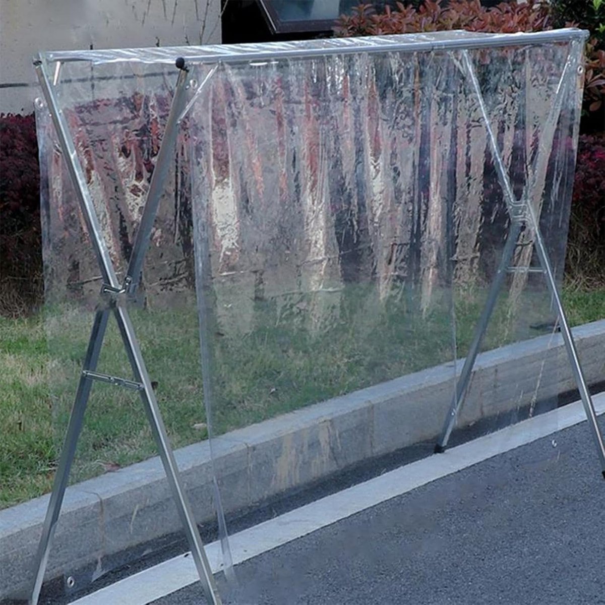 Droogrek Hoes - Kledingbeschermer Buiten - Kleding Drogen - Waterdicht PVC - Diverse Maten - Transparant