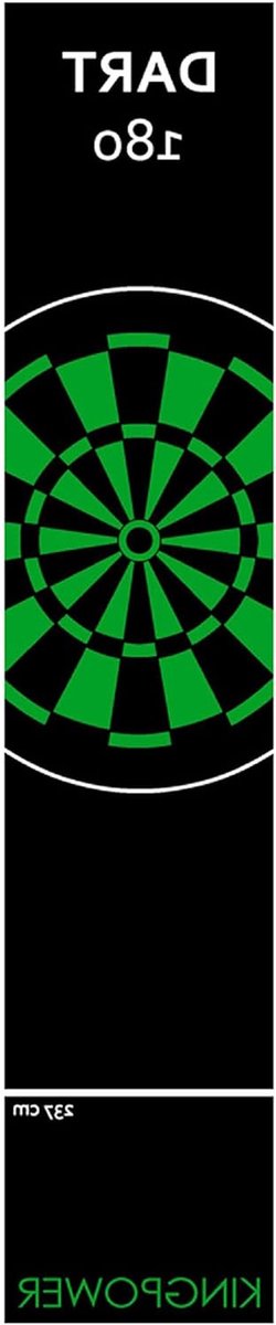 Dart tapijt mat - Werplijn bescherming - Veilig Darten - Officiële speelafstand - 290 x 60 cm - Groen