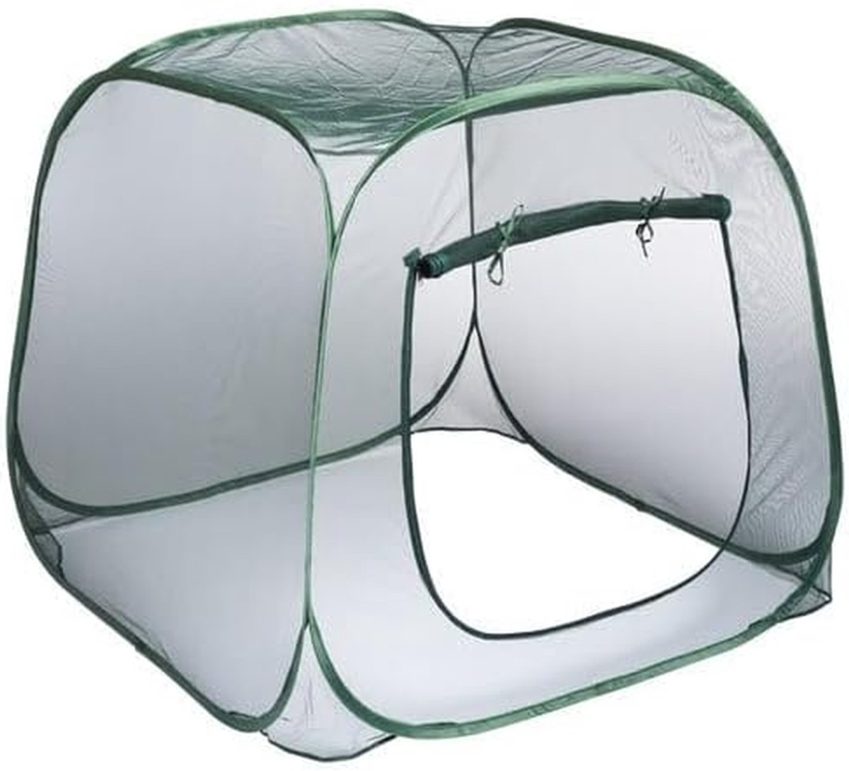 Pop-up Kas - Kweekkas Tuin - Planten Kweken - Zelf-uitklapbaar Systeem - 1x1x1m - Groen