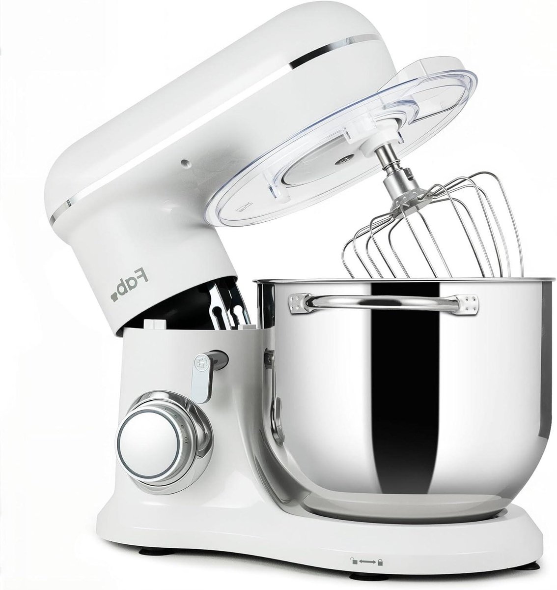 Keukenmachine - Mixer Deegmachine - Bakken en Koken - Krachtige 2000W Motor - 8 Liter Kom - Zwart