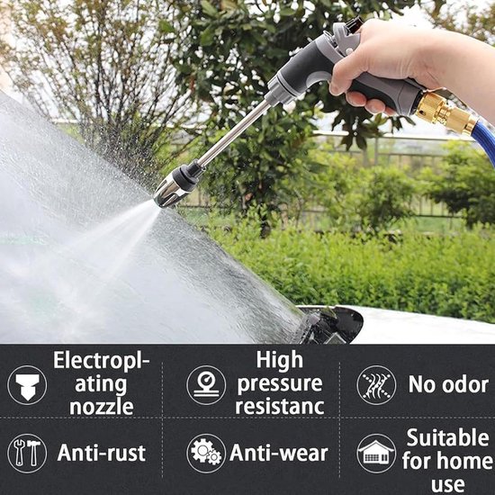 Hogedrukreiniger - Watersproeier Irrigatie - Buiten Reinigen - Veelzijdige Sproei-instellingen - 38 x 18 x 5 cm - Instellen A — afbeelding 2