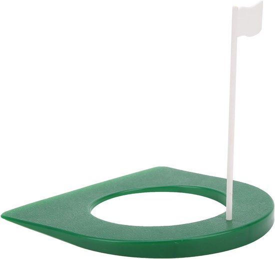 Golf Oefenbeker - Putterplaat Trainingshulp - Putting Vaardigheden Verbeteren - Afneembare Vlag - 11 cm Diameter - Groen van GOLF — afbeelding 5