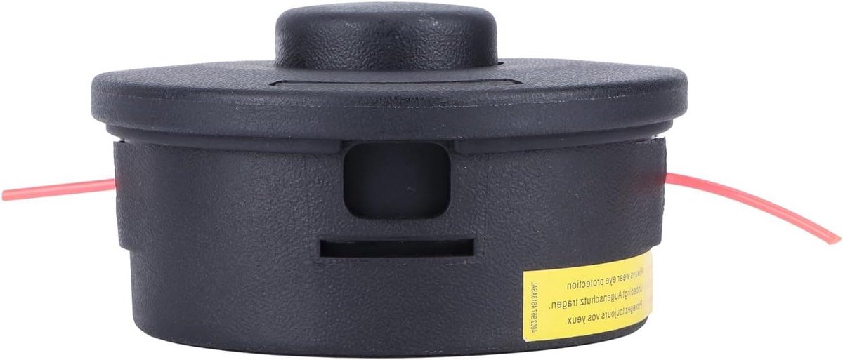 Trimmerkop Vervanging - Grastrimmerkop Gazonmaaier - Onkruid Trimmen - Bump-feed Mechanisme - 17 x 16 x 7 cm - Zwart