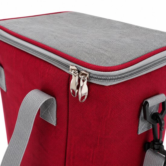 Eurocatch Koeltas 31x20x27 cm - Inclusief 2 Coolpacks - Grote Geïsoleerde Coolbag - 600D Oxford van Eurocatch — afbeelding 2