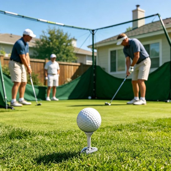 Golf Tees - Trainingshulpmiddel Golf - Golf Oefenen - Verstelbare Hoogte - 10 cm - Zwart van GOLF — afbeelding 3