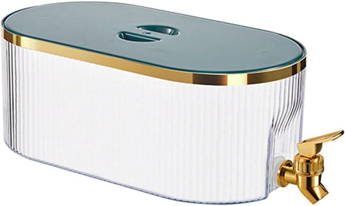Koude Waterkoker - Drank Dispenser - Dranken Koelen - Grote Vulopening - 32 x 17 x 12.5 cm - Groen