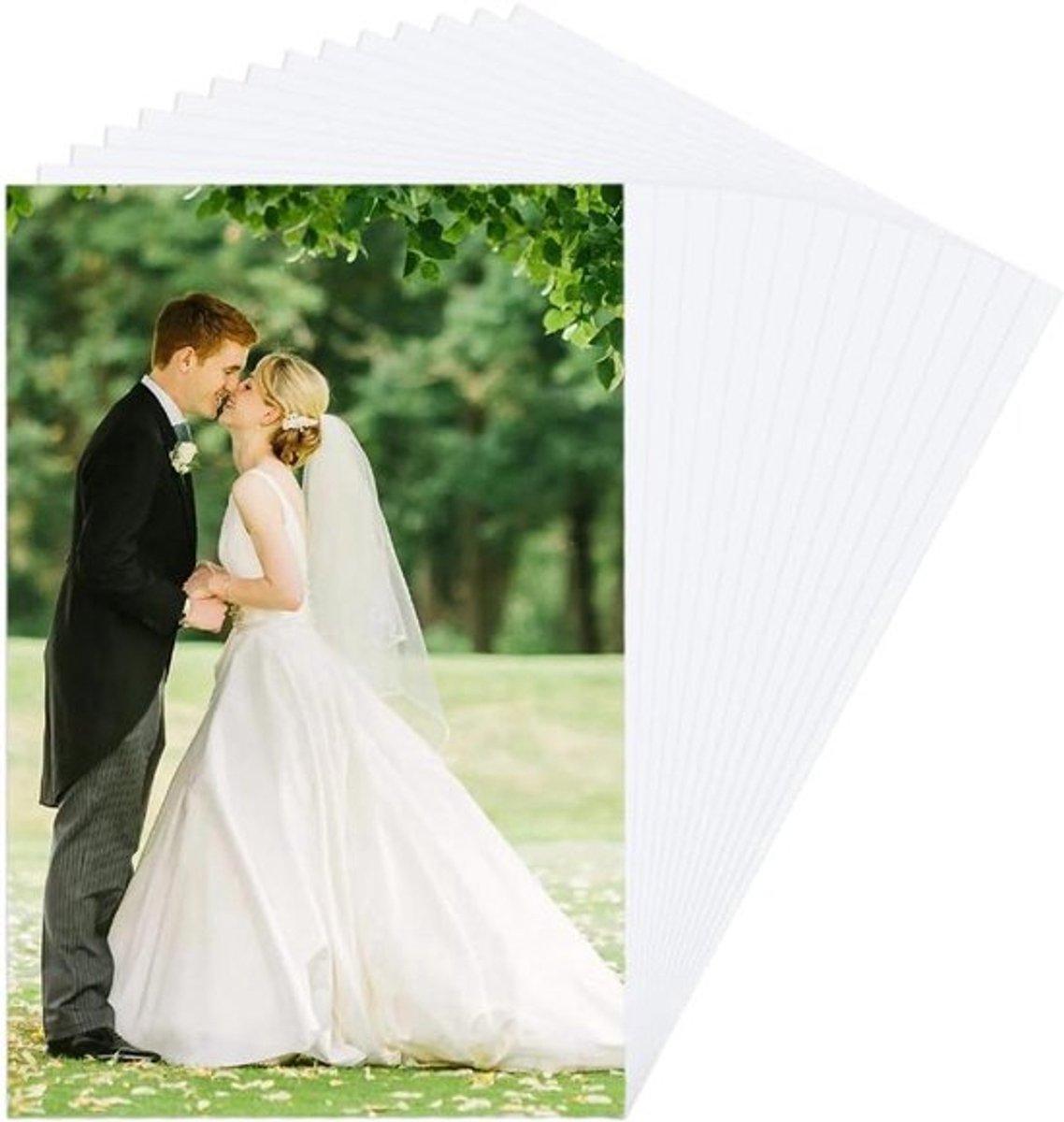 - Foto Blanks - Sublimatie - Aluminium - 14x9 cm - Wit - Parelmoer - Warmteoverdracht - Aangepaste Foto - Poster Frame - Doe-het-zelf - Ambachtelijke - Geschikt voor - DIY - 15 stuks - Metaal