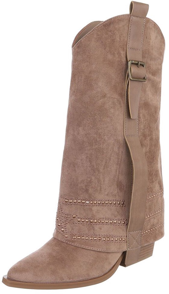 Hoge laars - gespdetail - dames Mt:38