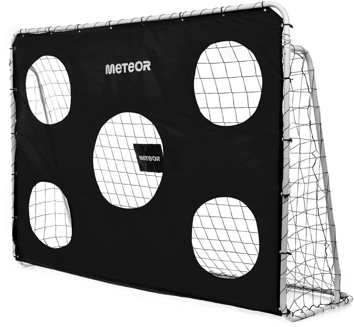 Meteor Doel 240x170x80 cm - Voetbaldoel - met Schietmat