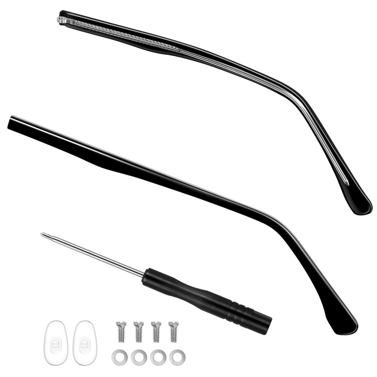 Dailygoods - Vervangende Brilpootjes - Comfortabele Reparatieset voor Brillen