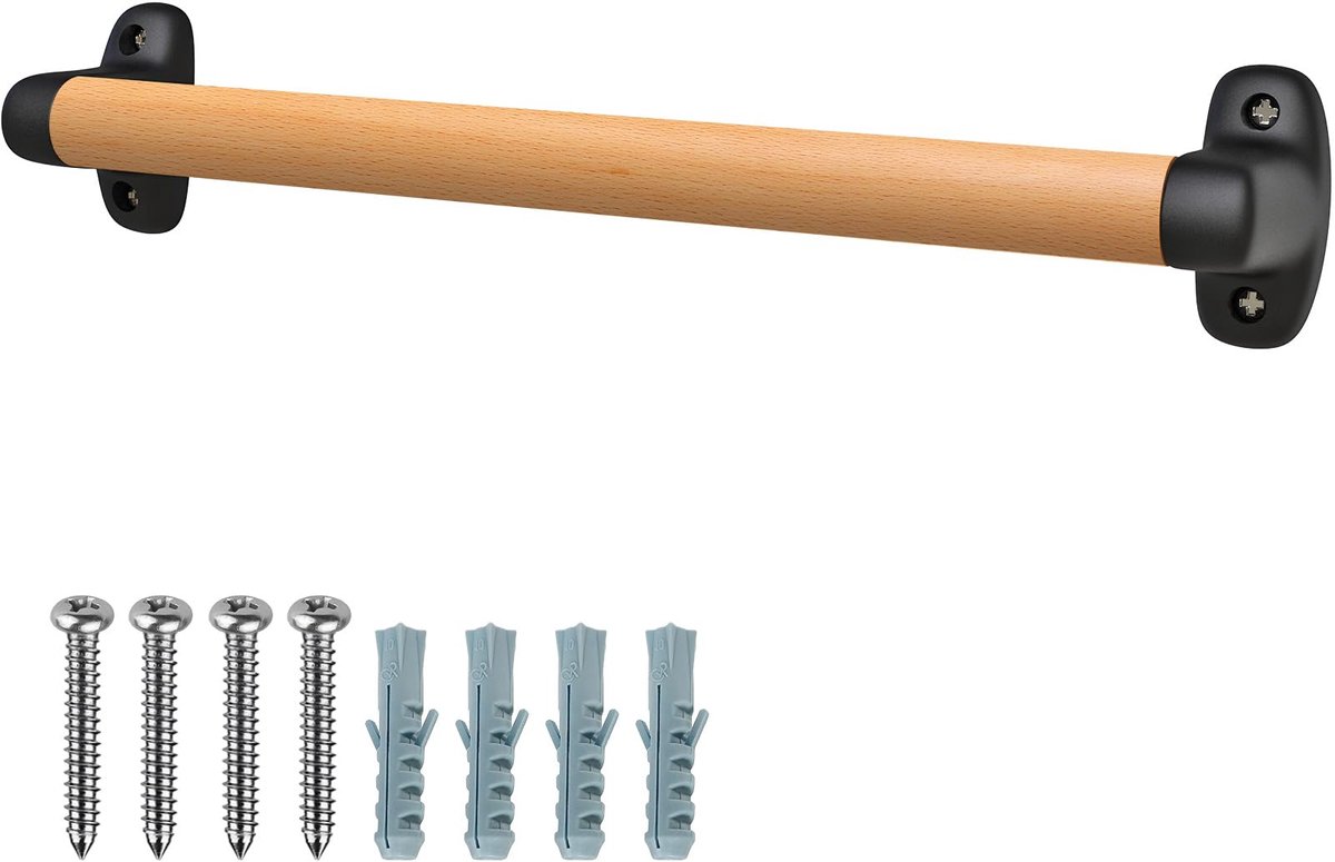 Dailygoods - Houten Leuning voor Speeltuin - Veiligheid Grijper Bar Greep
