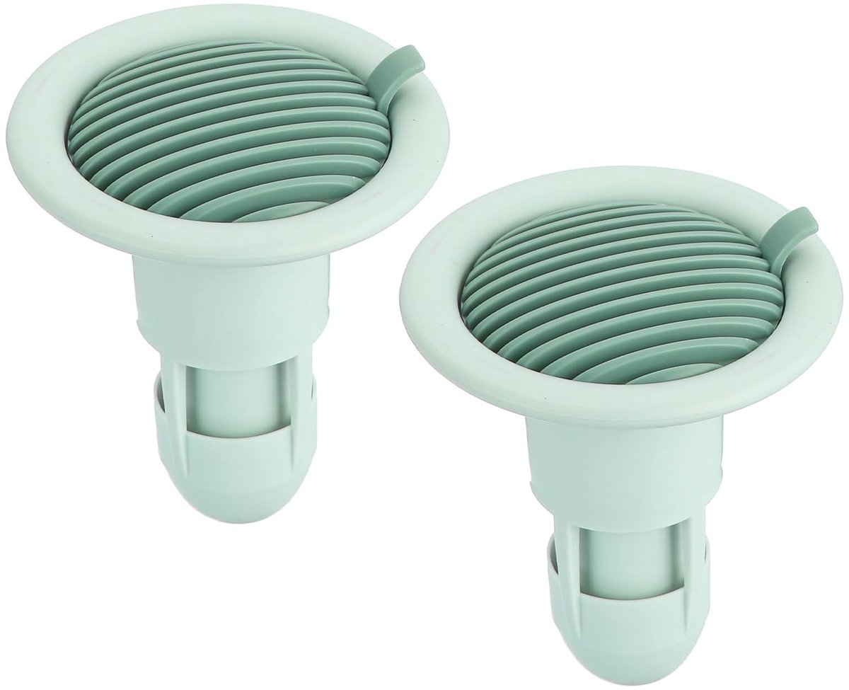 Dailygoods - Geurvrije Stop voor Doucheafvoer - Set van 2