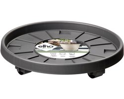 Elho Universele Planttaxi 30 - Schotel voor Binnen & Buiten Accessoires - Ø 28.5 x H 6.5 cm - Antraciet