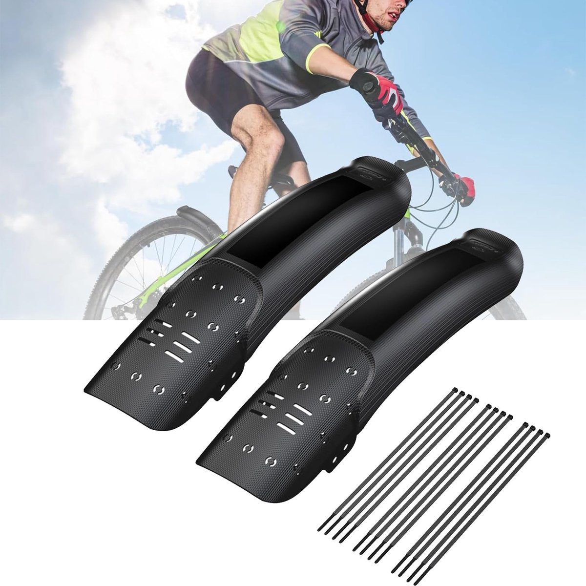 Dailygoods - Mountainbike Mudguard Set - Universele Fietsmudguards voor Buitensport