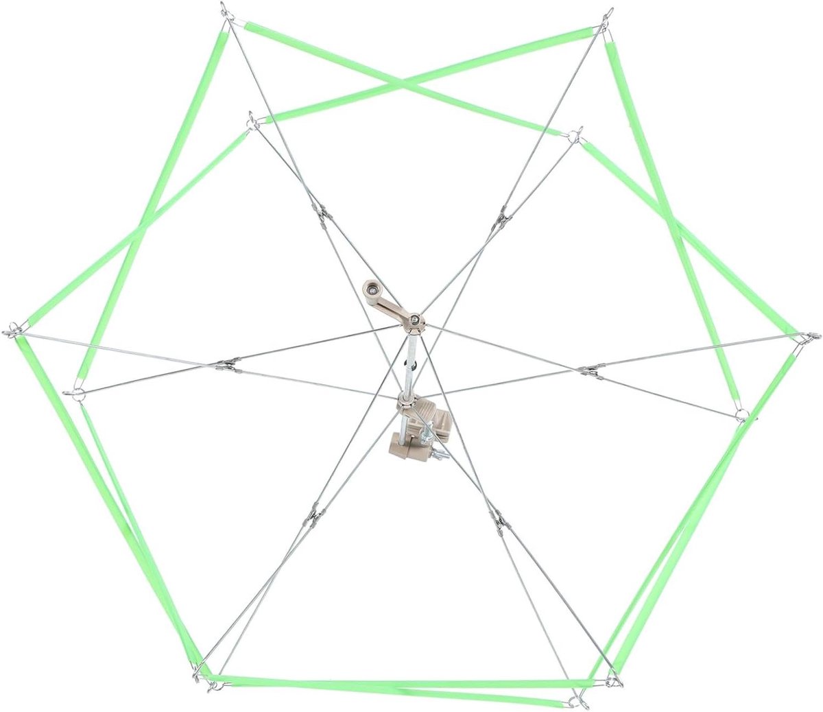 Garenwinder - Wolhouder Draadorganisator - Garen Snel Wikkelen - Verstelbare Kanteling - 66 x 66 x 45 cm - Metaal