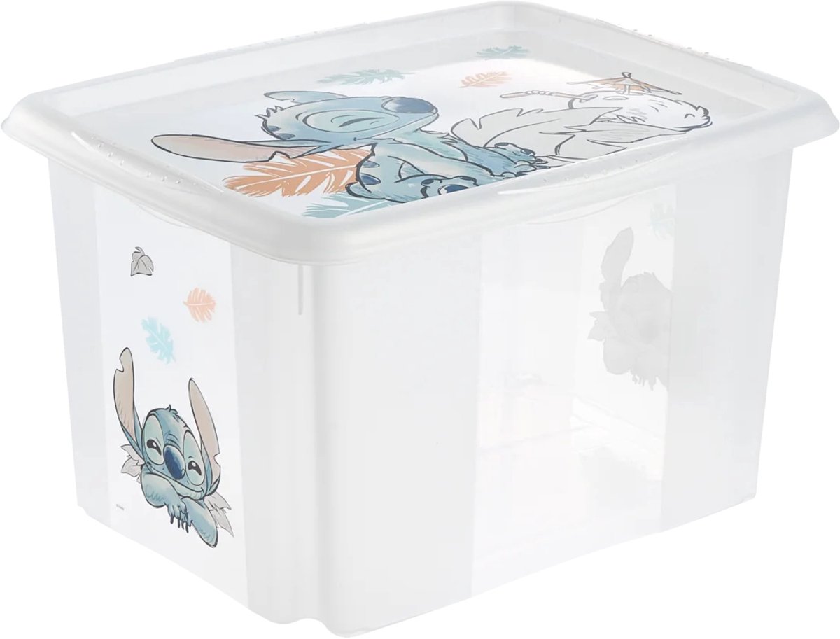 keeeper opbergbox Karolina Stitch, 30 liter, transparant PP, 350x450x270 mm