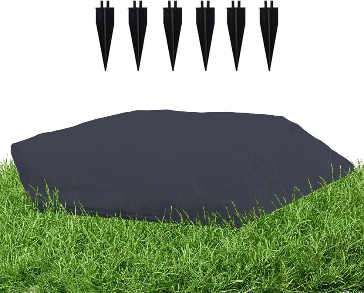 Tuin Stapstenen - Padstenen Grondhouders - Buiten Decoratie - Stevig PP-hars Materiaal - 39x40 cm - Zeshoek