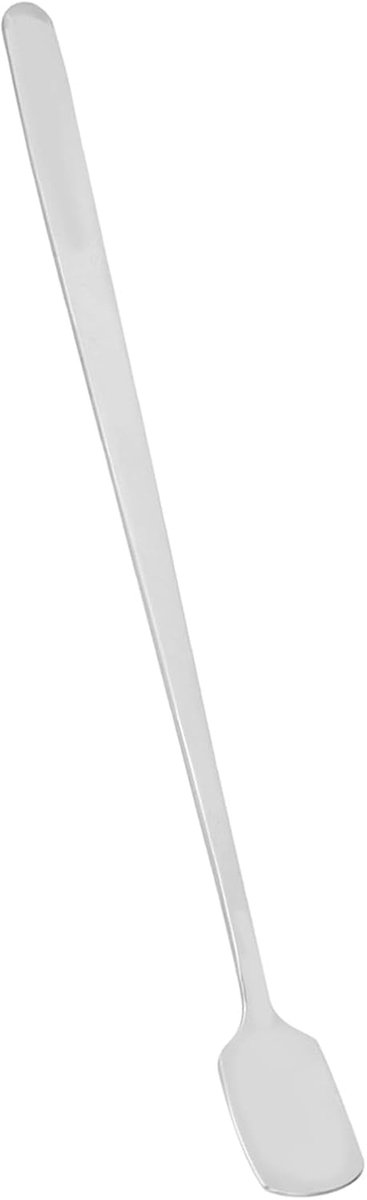 Menglepel Lange Steel - Barlepel Roestvrijstaal - Drankjes Mixen - Vierkante Kop - 17 cm - Zilver — afbeelding 4