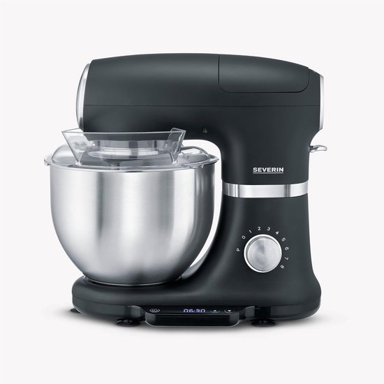 Keukenmachine met Weegschaal - Deegmachine Mixer - Zelf Bakken - Geïntegreerde Weegschaal - 55 Liter Kom - Zwart Mat — afbeelding 5