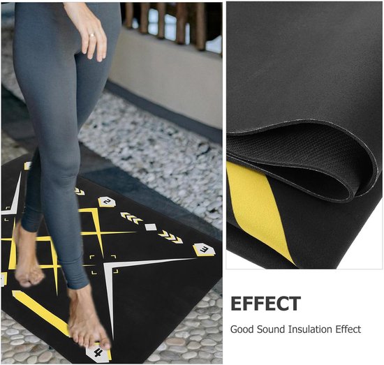 Voetbal Trainingsmat - Oefenmat Voetbal - Balcontrole Verbeteren - Antislip Geluidsisolatie - 120x80 cm - Meerkleurig — afbeelding 5