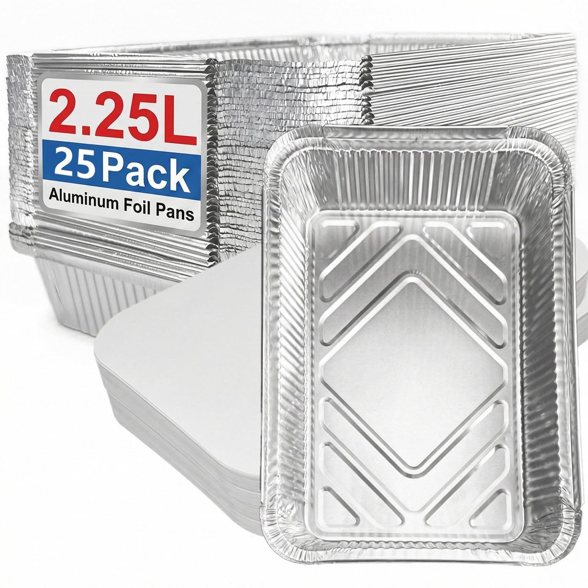 Dailygoods- Grillschalen 25 Stuks - Aluminium Lekschaal - BBQ Accessoire - Grill Gereedschap - Wegwerp Grillschalen - Lichtgewicht Materiaal - Grillbakjes