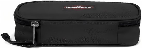 Zwarte Eastpak etui met Eastpak logo.