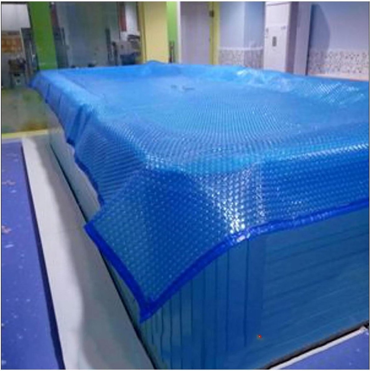 Zwembadafdekking - Pool Cover - Zwembad Schoonhouden - Warmte Vasthoudend - Universeel - Blauw