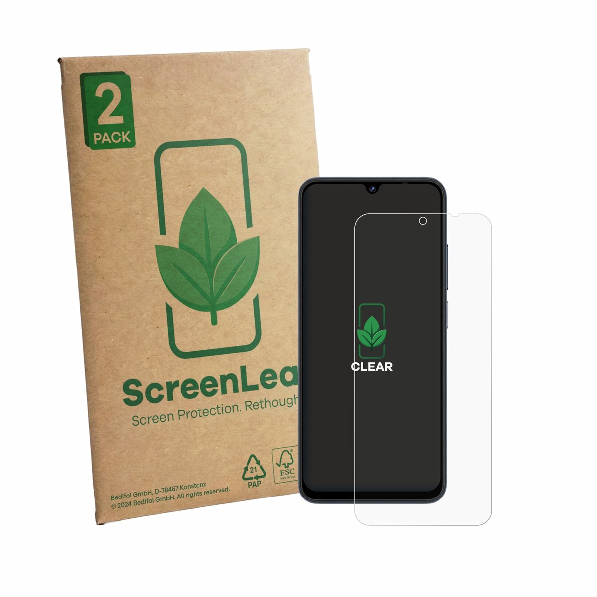 2 Stuks Screenprotector voor Lagenio A12 Pro - Hoogwaardige Beschermfolie transparant