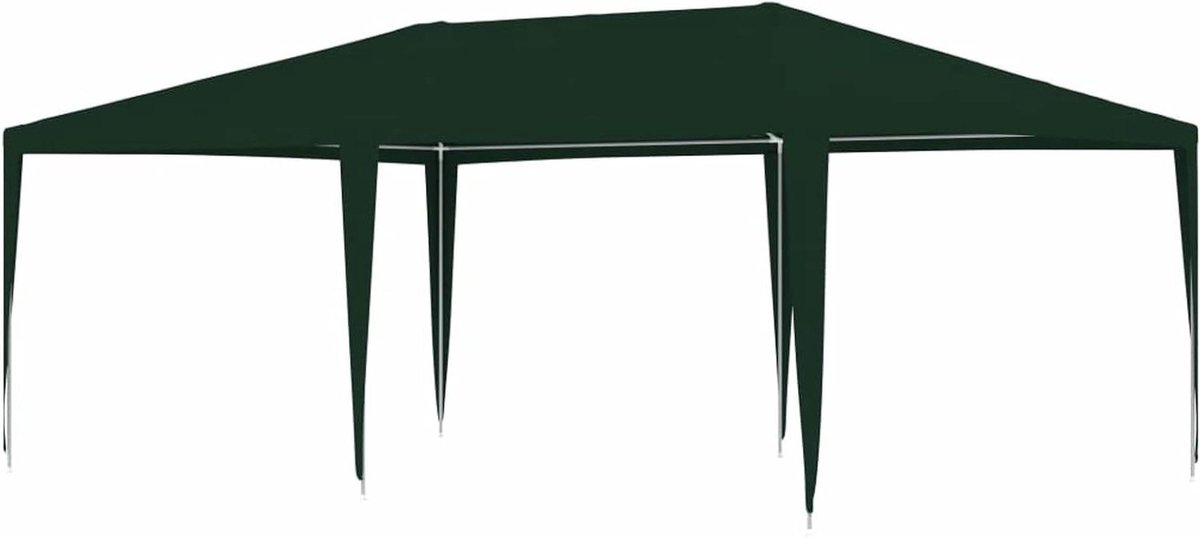Partytent - Feest tent - Tuinfeesten organiseren - UV- en waterbestendig - 4x6m - Groen