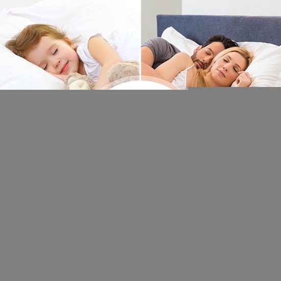 Kinderwekker - Kinderklokje Slaaptrainer - Kinderen Leren Klokkijken - Nachtlampje Temperatuur Snooze - 8.5x4x9.8cm - Wit — afbeelding 3