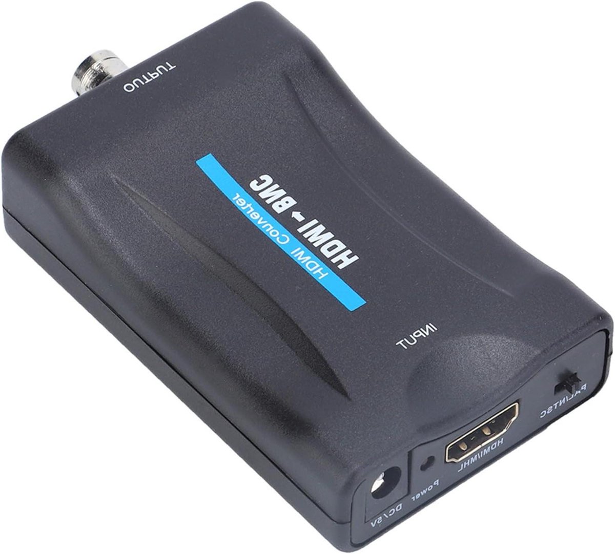 Video Signaal Converter - BNC Adapter Composiet - Oude Apparaten Aansluiten - Ondersteunt NTSC PAL - Standaard Definitie - Zwart