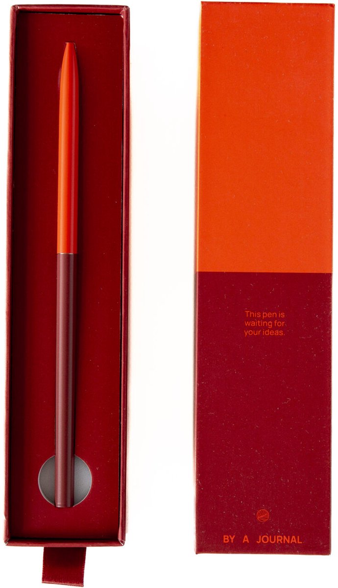 A-Journal Pen - Coral Bordeaux