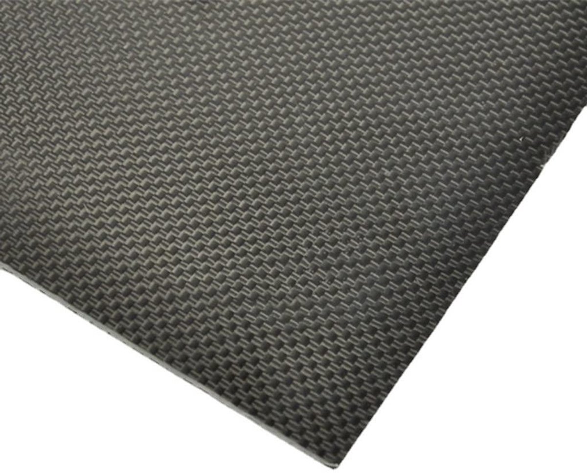 Koolstofvezelplaat - Composietplaat - Doe-het-zelf projecten - Hoge sterkte - 10cmx25cm - One Color