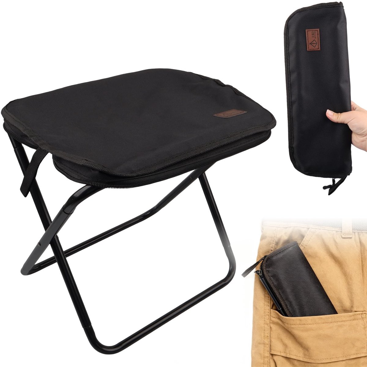 Dailygoods - Opvouwbare Campingstoel - Lichtgewicht en duurzaam voor buitengebruik