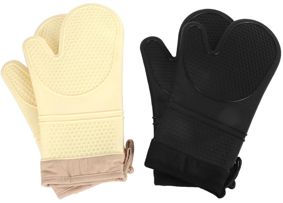 Dailygoods - Siliconen Ovenhandschoenen - Hittebestendige en Antislip Gloves voor Koken en Bakken